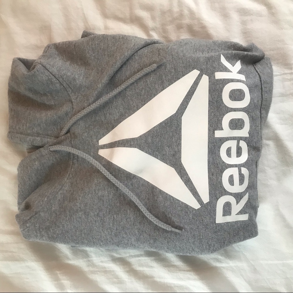 Grey medium Reebok hoodie